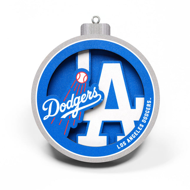 Los Angeles Dodgers 3D Logo Series Ornament
