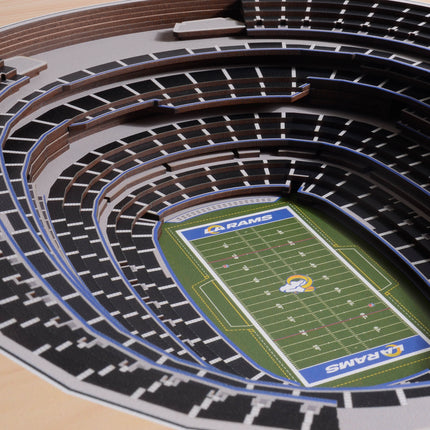 Los Angeles Rams 25 Layer Stadium Art