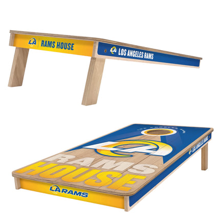 Los Angelos Rams Cornhole Boards 2x4 Slogan Series