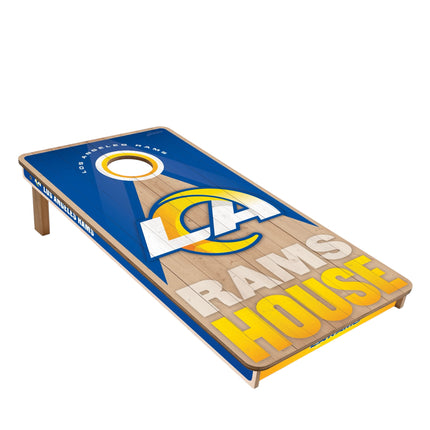 Los Angelos Rams Cornhole Boards 2x4 Slogan Series