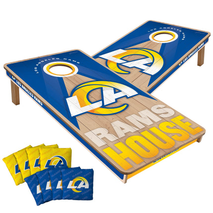 Los Angelos Rams Cornhole Boards 2x4 Slogan Series