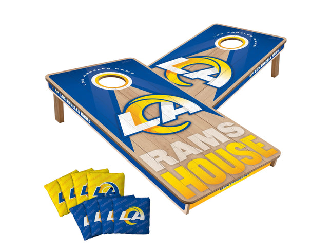 Los Angelos Rams Cornhole Boards 2x4 Slogan Series