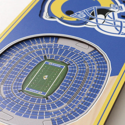 Los Angeles Rams 3D Stadium 6x19 Banners