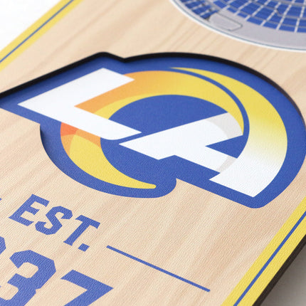 Los Angeles Rams 3D Stadium 6x19 Banners