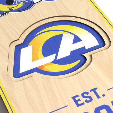Los Angeles Rams 8x32 3D Stadium Banner