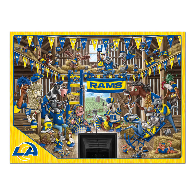 Los Angeles Rams Barnyard Fans Puzzle - 500 PC
