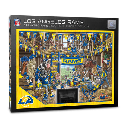 Los Angeles Rams Barnyard Fans Puzzle - 500 PC