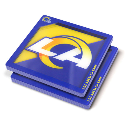 Los Angeles Rams 3D Logo Series Coasters