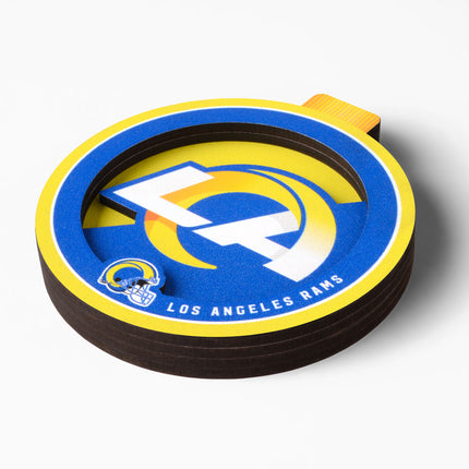 Los Angeles Rams 3D Logo Series Ornament