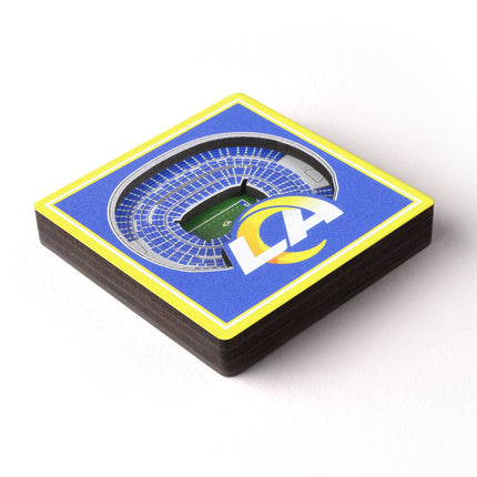 Los Angeles Rams 3D StadiumView Magnets