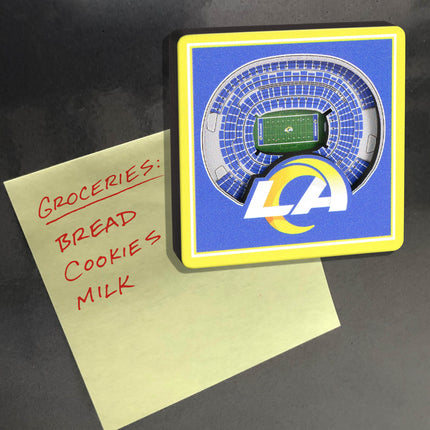 Los Angeles Rams 3D StadiumView Magnets