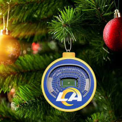 Los Angeles Rams 3D StadiumView Ornaments