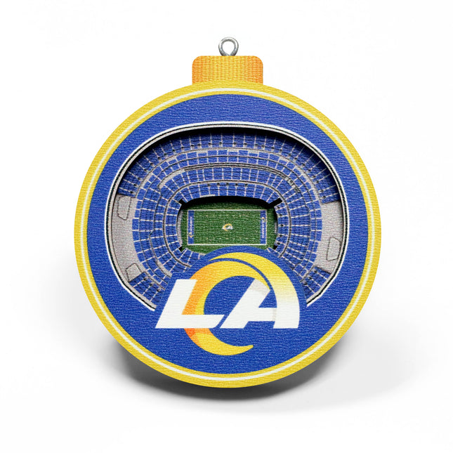 Los Angeles Rams 3D StadiumView Ornaments