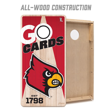 Louisville Cardinals 2x4 Cornhole Boards