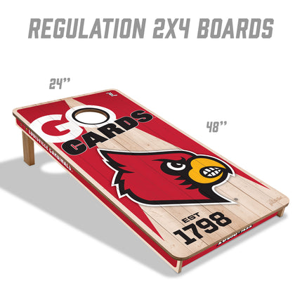 Louisville Cardinals 2x4 Cornhole Boards
