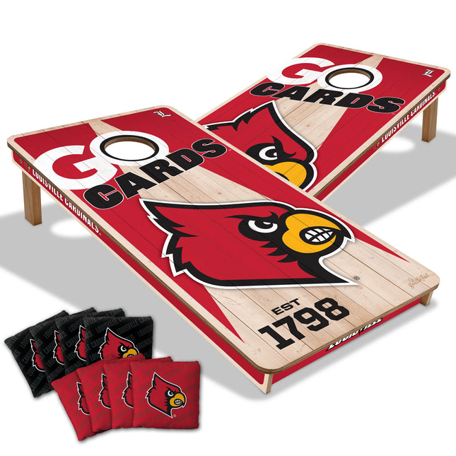Louisville Cardinals 2x4 Cornhole Boards