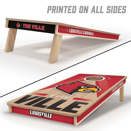 Louisville Cardinals 2x4 Slogan Series Cornhole Boards