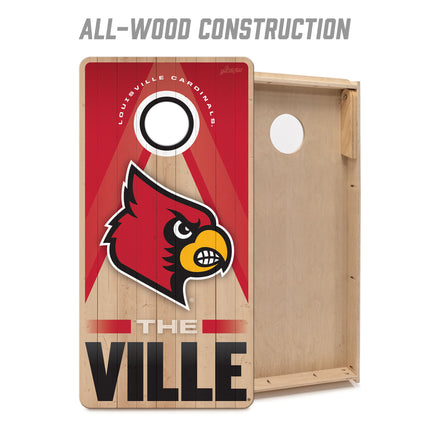 Louisville Cardinals 2x4 Slogan Series Cornhole Boards