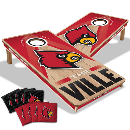 Louisville Cardinals 2x4 Slogan Series Cornhole Boards