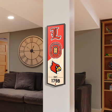 Louisville Cardinals 3D Stadium 6x19 Banners