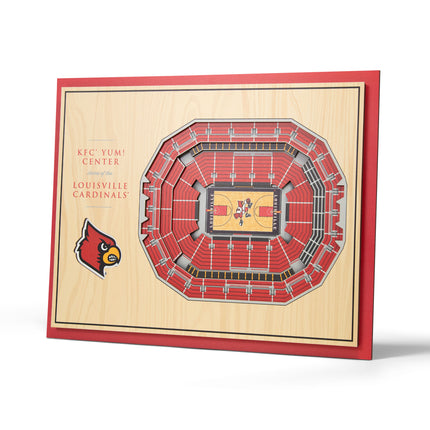 Louisville Cardinals 5-Layer 3D StadiumView Wall Art