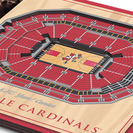 Louisville Cardinals 3D StadiumView Picture Frame