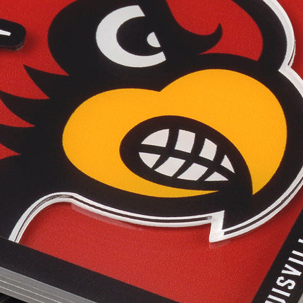 Louisville Cardinals 3D Logo Series Coasters