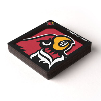 Louisville Cardinals 3D Logo Series Magnet