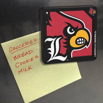 Louisville Cardinals 3D Logo Series Magnet