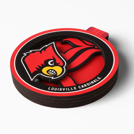 Louisville Cardinals 3D Logo Series Ornament