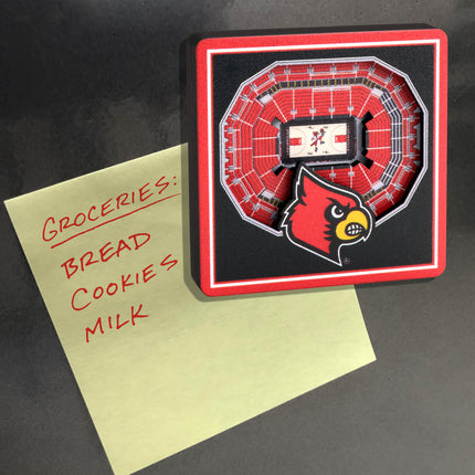 Louisville Cardinals 3D StadiumView Magnets