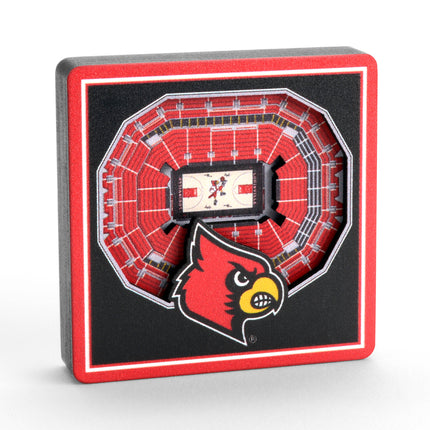 Louisville Cardinals 3D StadiumView Magnets