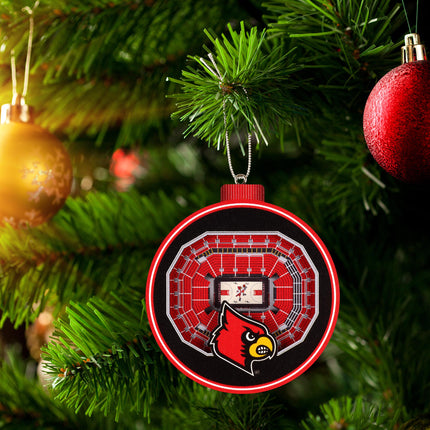 Louisville Cardinals 3D StadiumView Ornaments