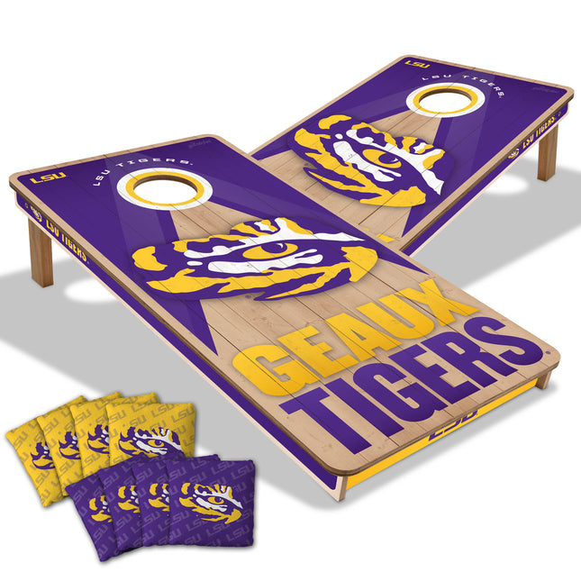 LSU Tigers 2x4 Slogan Series Cornhole Boards