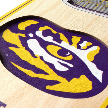 LSU Tigers 3D Stadium 6x19 Banners