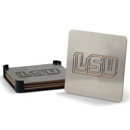 LSU Tigers (4) Boaster Drink Coasters