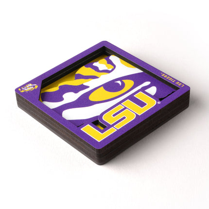 LSU Tigers 3D Logo Series Magnet
