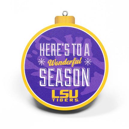 LSU Tigers 3D Logo Series Ornament