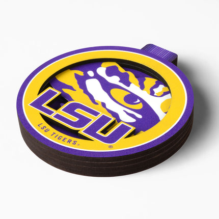LSU Tigers 3D Logo Series Ornament