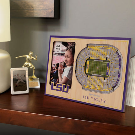 LSU Tigers 3D StadiumView Picture Frame