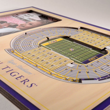 LSU Tigers 3D StadiumView Picture Frame