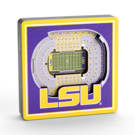 LSU Tigers 3D StadiumView Magnets