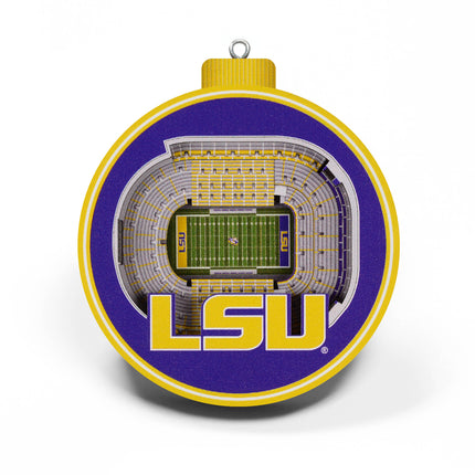 LSU Tigers 3D StadiumView Ornaments