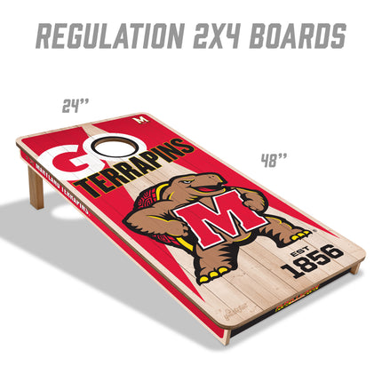 Maryland Terrapins 2x4 Cornhole Boards