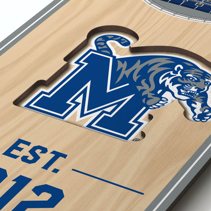Memphis Tigers 3D Stadium 6x19 Banners