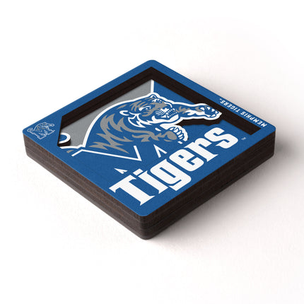 Memphis Tigers 3D Logo Series Magnet