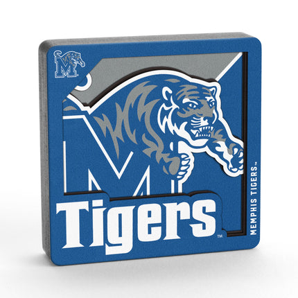 Memphis Tigers 3D Logo Series Magnet