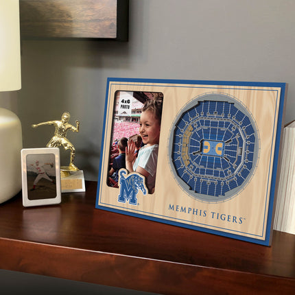 Memphis Tigers 3D StadiumView Picture Frame