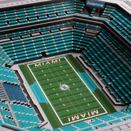 Miami Dolphins 25 Layer Stadium Art