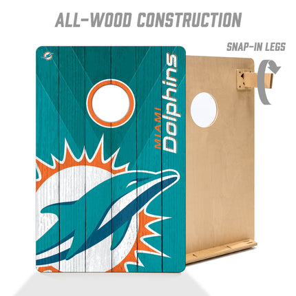 Miami Dolphins 2x3 Cornhole Boards